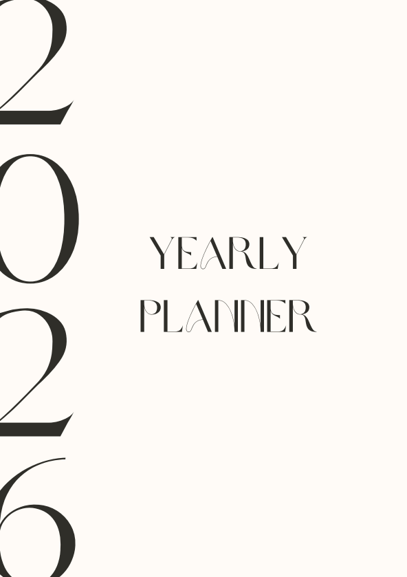 2026 Yearly Planner